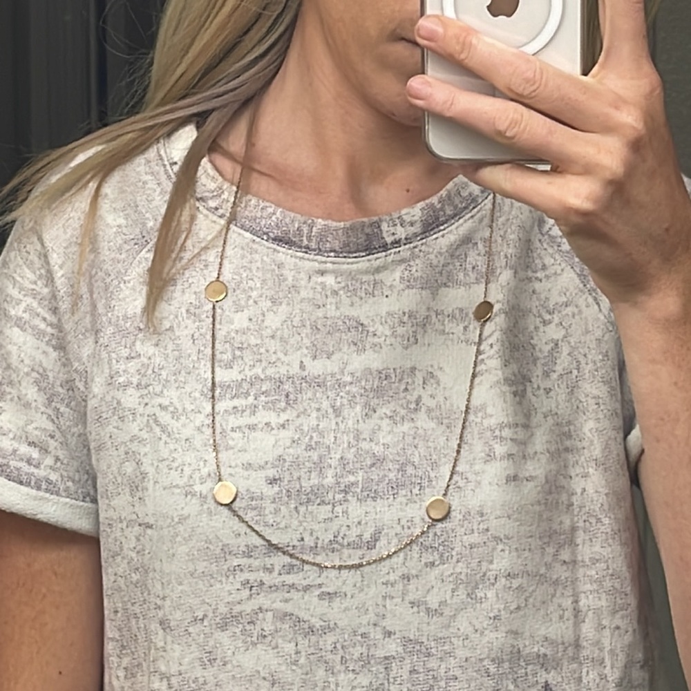 18k gold plated necklace 🥰